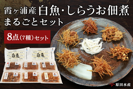 霞ヶ浦産しらうおまるごとセット 白魚 しらうお 佃煮 佃煮セット ギフト ギフトセット つくだに ご飯のお供 お弁当 おべんとう 詰め合わせ 食べ比べ 食べくらべ 49-A