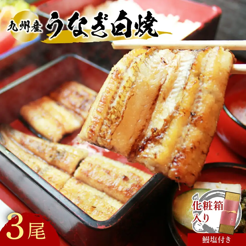 うなぎ 白焼3本九州産 | 豊後高田市 うなぎ