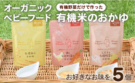 地球畑の有機ベビーフード（有機米のおかゆ）「9か月ごろから」鶏と有機米のおかゆ K015-002_2
