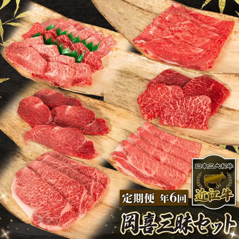 【定期便】近江牛 定期便 6回【E037】牛肉