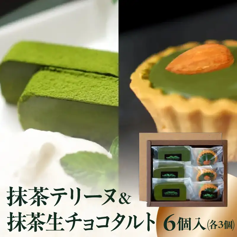 抹茶テリーヌ・抹茶生チョコタルトのギフト 抹茶 テリーヌ タルト 生チョコ 生チョコタルト スイーツ デザート ケーキ セット ギフト プレゼント 福岡県 八女市 097-005