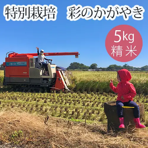 特別栽培 彩のかがやき 精米５kg No.301