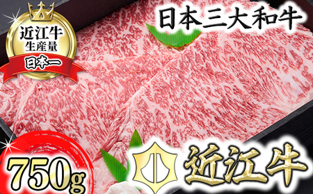 近江牛 特選 ロースステーキ 750g (250g×3枚) 森村商会 冷凍 【L009W】 ステーキ