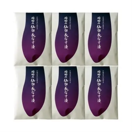 【宮城県産】岡田の仙台長なす漬　140g×6個_惣菜・加工品  漬物 _【1266990】
