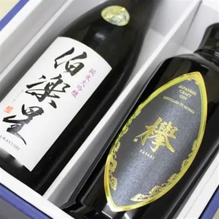 宮城の日本酒 伯楽星 720ml ＆ 宮城のクラフトジン 欅 KEYAKI 700ml セット_酒・アルコール     酒・アルコール 純米大吟醸 日本酒 sake サケ_【配送不可地域：離島】【1345513】