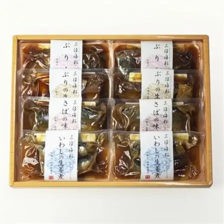 こだわりの逸品「三陸海彩　和風煮魚詰め合わせ」4種×2パック_魚介・海産物   _【1393599】