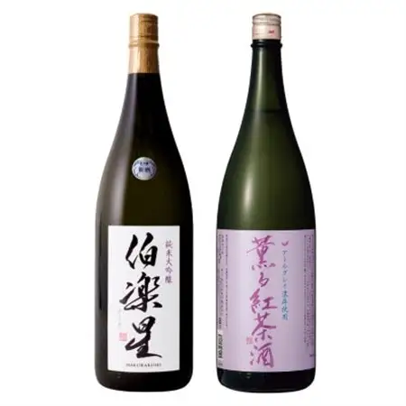 宮城の日本酒 伯楽星 純米大吟醸 1800ml ＆ アールグレイ紅茶酒 1800ml_酒・アルコール リキュール・洋酒    酒・アルコール 純米大吟醸 日本酒 sake サケ_【配送不可地域：離島】【1401275】
