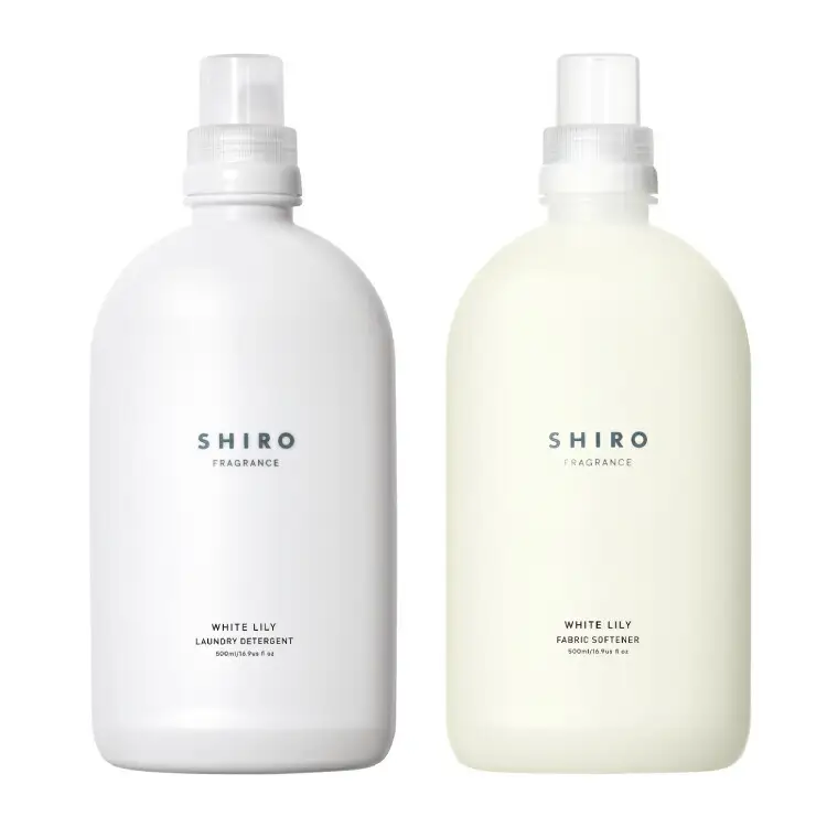 SHIRO ホワイトリリー ランドリーリキッド+ファブリックソフナーセット