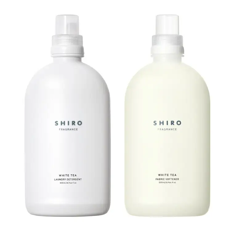SHIRO　ホワイトティー ランドリーリキッド+ファブリックソフナーセット [01575]