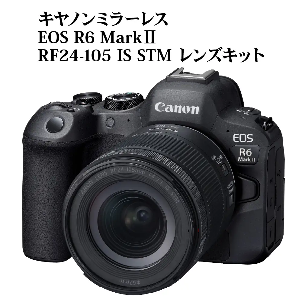 キヤノンミラーレスカメラ EOS R6 Mark Ⅱ・RF24-105 IS STM Canon カメラ R14151