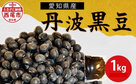 愛知県産＜丹波黒豆＞令和6年産　1kg・K240-9