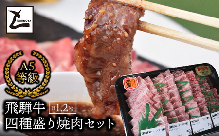A5飛騨牛　四種盛り焼肉セット計1.2㎏ 2025/9/19～