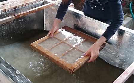 手漉和紙体験（おみやげ付） 体験チケット 体験型 ハガキ 色紙 短冊 和紙のおみやげ付 伝統 観光 旅行 日帰りお出かけ 体験施設 体験教室 学び 女子旅 大人 休日 作る 造る 制作 
