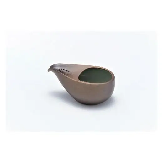 【萬古焼（ばんこやき）】玉露、かぶせ茶、高級茶葉をより美味しく愉しむ茶器。和洋のインテリアを選ばないモダンデザイン。ひとしずく（急須と煎茶碗）セット 【ちゃ】 藤総製陶所