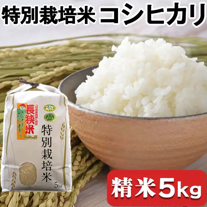 【千葉県知事賞受賞】川名一将さんちの長狭米 特別栽培米コシヒカリ5kg【精米】 [0016-0027]