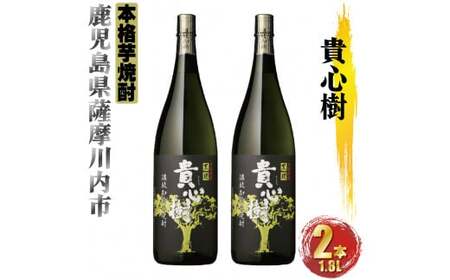 貴心樹 計3.6L (1800ml×2本) 芋焼酎 25度 オガタマ酒造 焼酎 鹿児島 薩摩川内市 ふるさとの納税 BS-0113