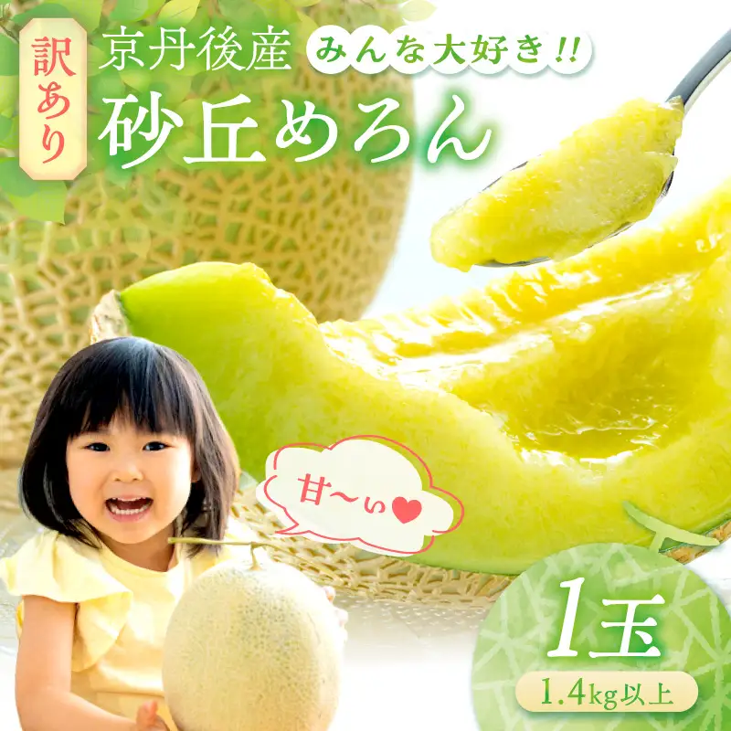 【メロン】訳あり 砂丘メロン 1玉 | 2026年