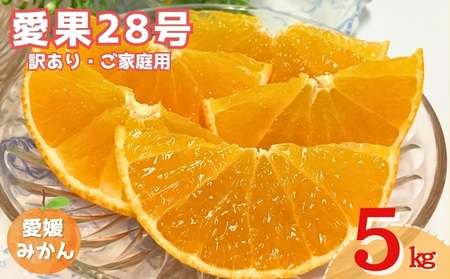 【2026年先行予約】訳あり 愛果28号 5kg ご家庭用 【2026年11月下旬以降発送予定】 紅まどんなと同一品種 みかん 愛媛 人気 数量限定 柑橘 伊予市｜B148