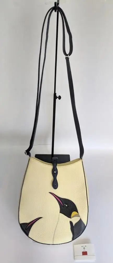 「鞄工房　香」しずく型バッグ ペンギン
