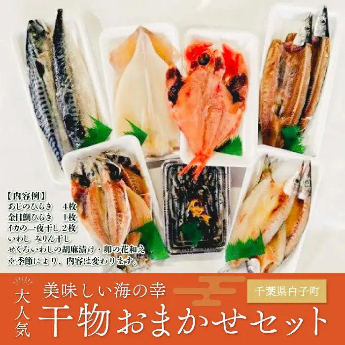 旬を厳選！海の幸干物おまかせセット SHL001