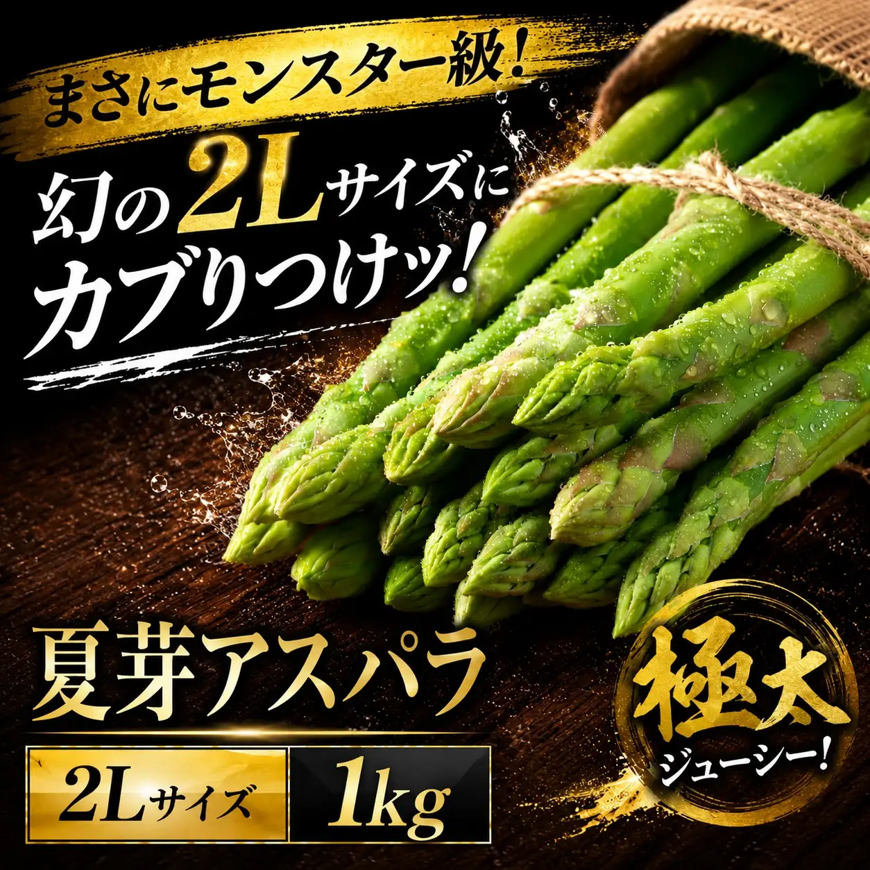 【先行予約】アスパラ 2L(約1kg) [◆発送7月(順次発送)] | アスパラ AF016