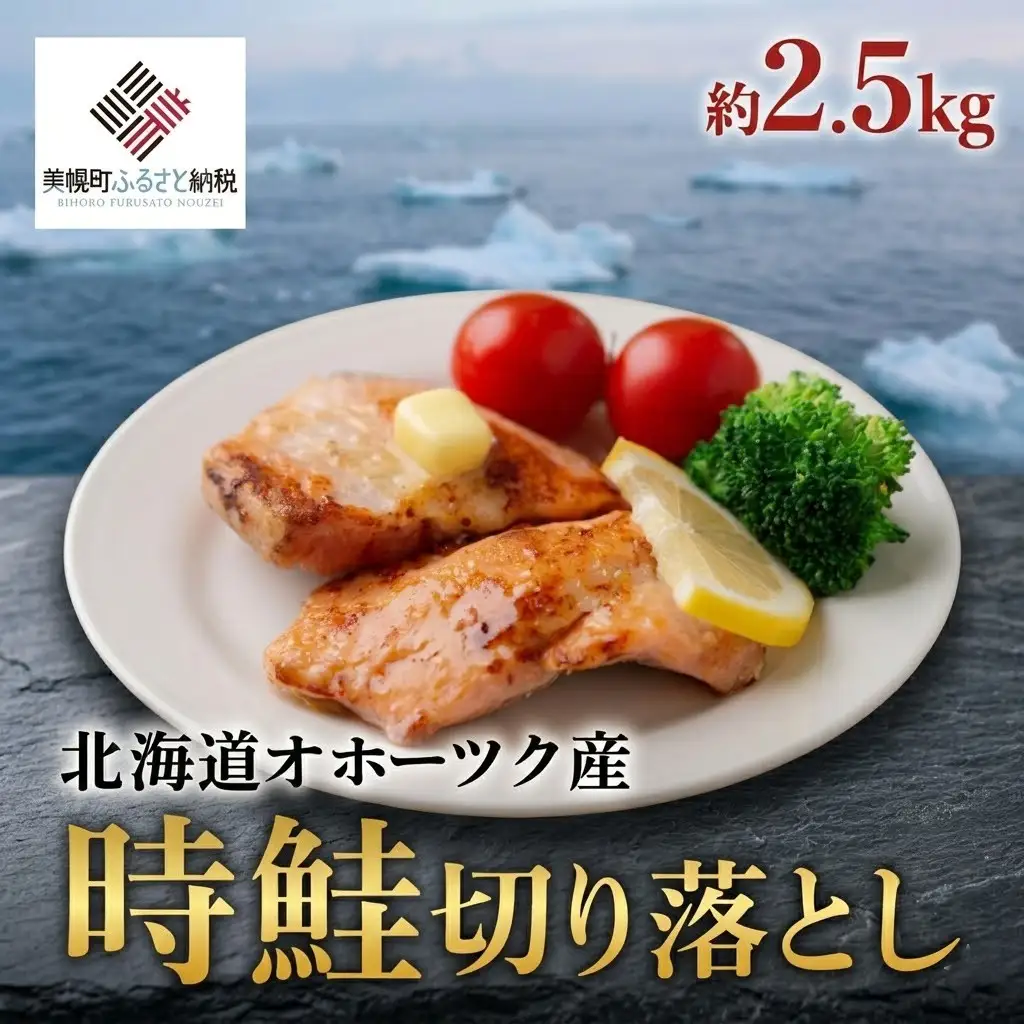 【先行受付】北海道オホーツク産 時鮭切り落とし 約2.5kg（2026年11月上旬より順次発送） AH027