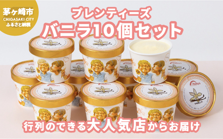 プレンティーズ バニラアイスクリーム 10個セット バニラ アイス バニラアイス アイスクリーム バニラ味 アイス 氷菓 マダガスカル マダガスカル産バニラ バニラビーンズ スタンダードバニラ お取り寄せ 送料無料 神奈川県 茅ヶ崎市 のし有