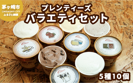 プレンティーズ バラエティアイスセット 5種10個 バニラ 生チョコレート ストロベリー クリームチーズ 茅ヶ崎しぼりたてミルク アイス アイスクリーム 氷菓 ひんやり お取り寄せ 送料無料 神奈川県 茅ヶ崎市 のし無