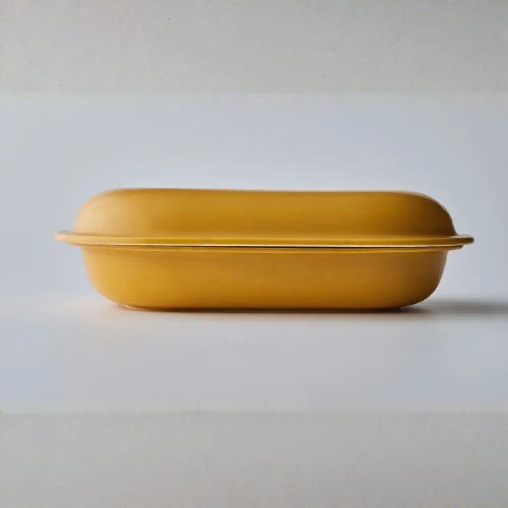 新発想・電子レンジで簡単に本格調理ができるRANGESTAR（レンジスター）large（キャメル）