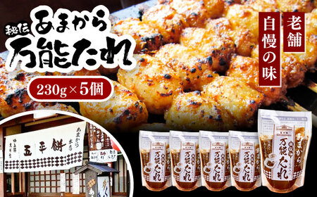 あまから 秘伝の万能たれ 5個セット / 恵那市 / あまから [AUAE003]