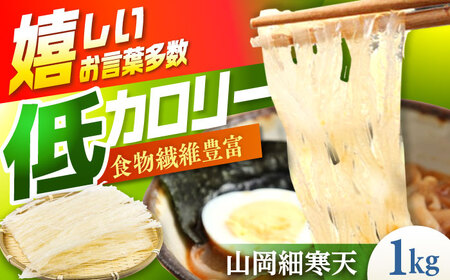 山岡細寒天 計1kg（500g×2袋）/ 恵那市 / 岐阜県寒天水産工業組合 [AUBD003] 