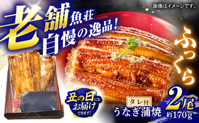 魚荘のうなぎ蒲焼き(2尾入り) / うなぎ ウナギ 鰻 蒲焼き 蒲焼 国産 冷凍 小分け うな重 うな丼 ひつまぶし / 諫早市 / 有限会社魚荘 [AHCK002] 丑の日 土用丑の日 