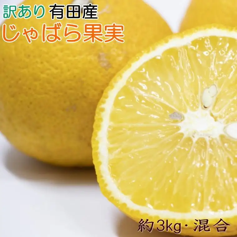 ［訳あり品］有田産のじゃばら果実約3kg