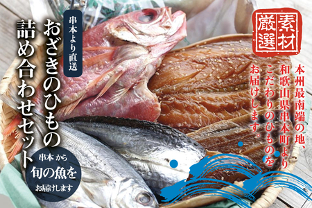 干物 ひもの 詰め合わせセット＜旬の魚をお届け！＞ 【冷凍】【ozk100-1】