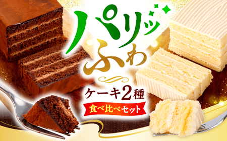 ケーキ2種食べ比べ CAM064 ケーキ