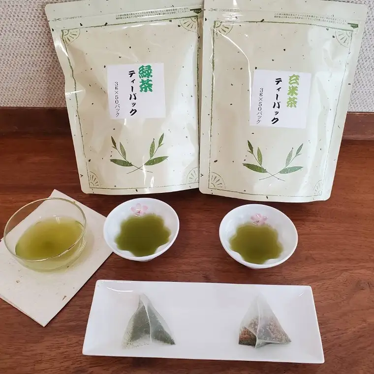 S242 野口園  お手軽 ティーパック 緑茶 ・ 玄米茶 セット