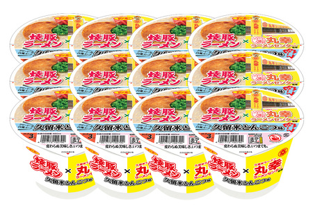焼豚ラーメン×丸幸ラーメン 12食入(1ケース) K001035