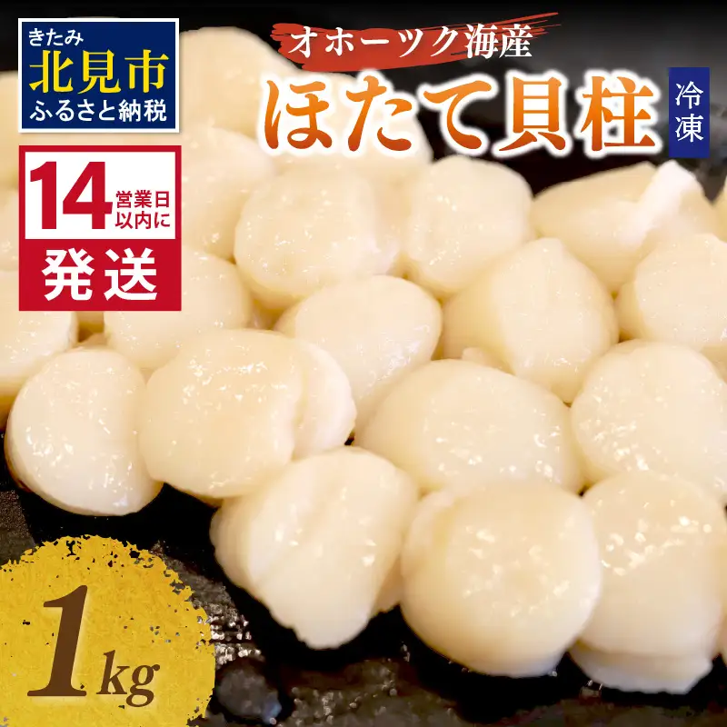 《14営業日以内に発送》オホーツク海産 冷凍ほたて貝柱 1kg 生食用 ( ホタテ ほたて 貝柱 貝 ホタテ貝柱 1000g 刺身 バター焼き 魚介類 海鮮 食品 返礼品 北海道 )【114-0069】