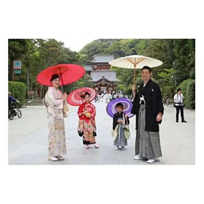 鎌倉七五三お祝いフルパック　スタジオ&屋外ロケーション撮影　(人力車付) ｜ 七五三 撮影 