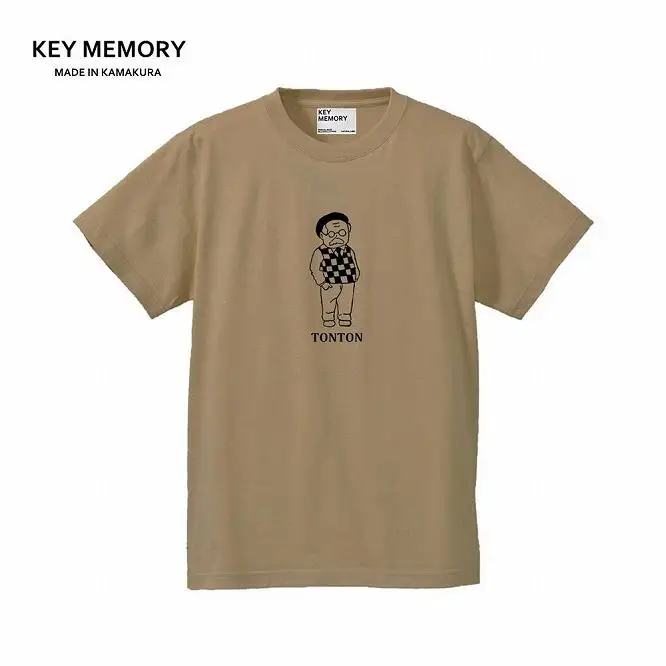 《2》メンズL size　TONTON T-shirts BEIGE