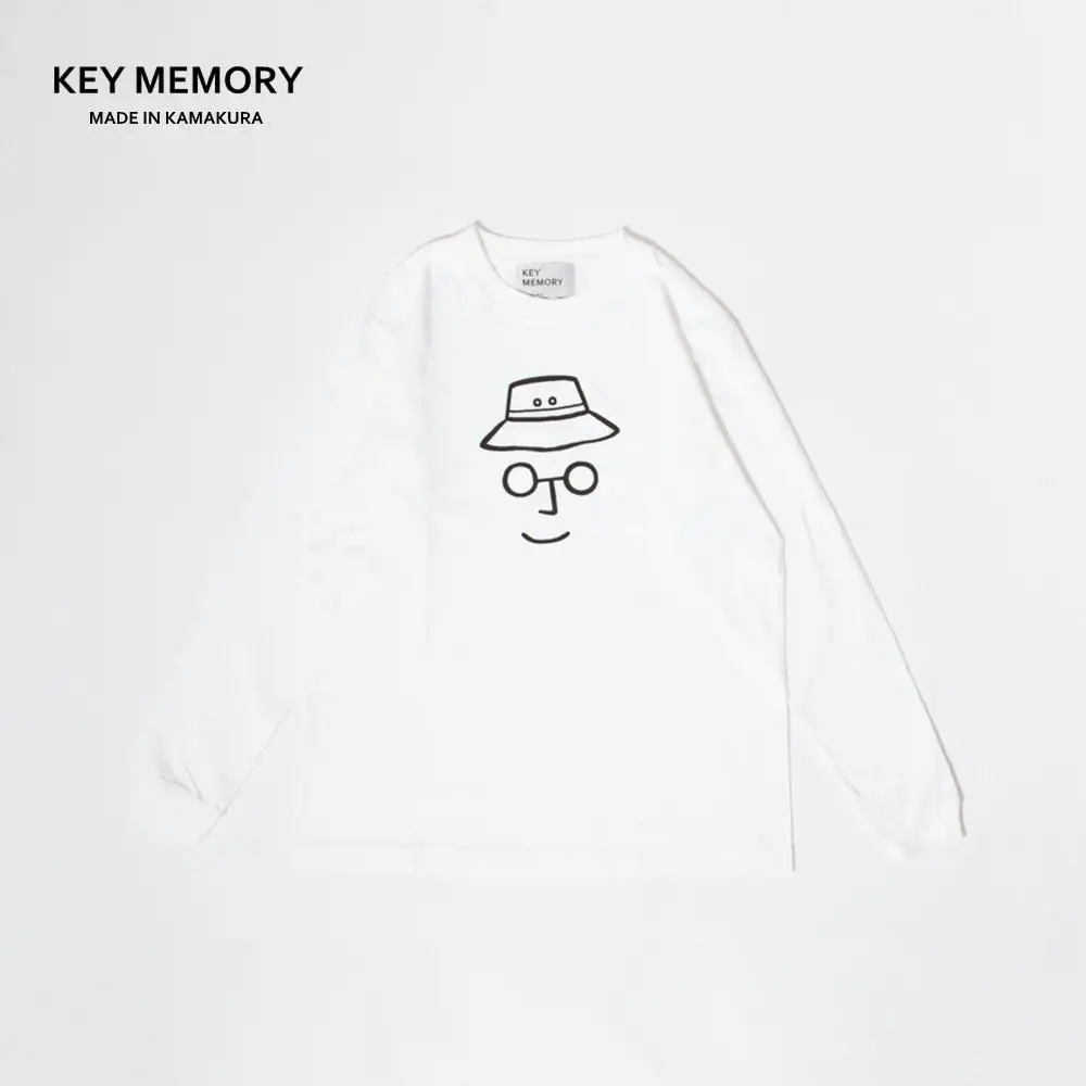 《2》【KEYMEMORY】バケットハットロングＴシャツ　WHITE