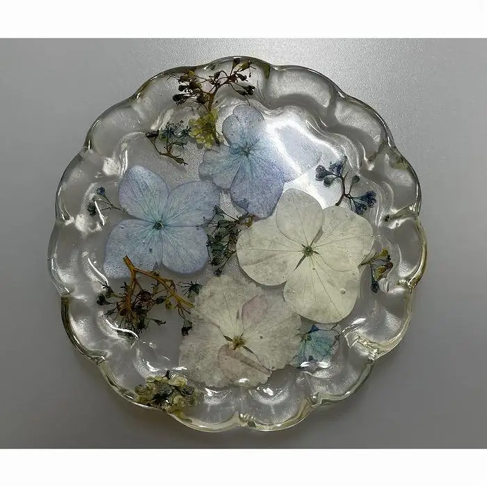 紫陽花の小皿２枚セット
