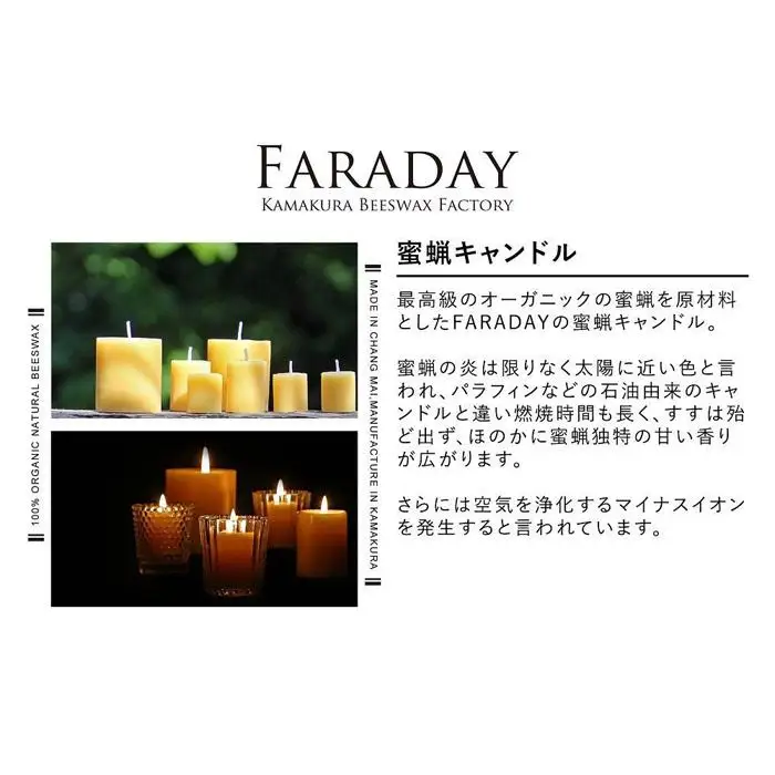FARADAY蜜蝋キャンドル・ギフトセット