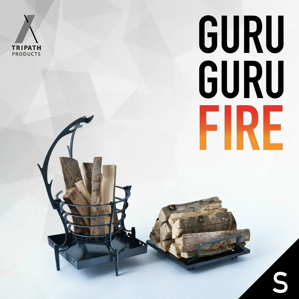 【工具不要の焚き火台】GURU GURU FIRE（S)