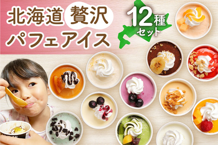 北海道贅沢パフェアイス（12個セット） アイスクリーム デザート