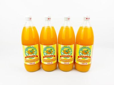ZJ6062_有田産100%みかんジュース 970ml×4本セット