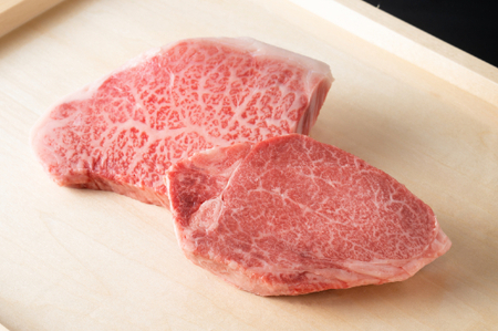 近江牛 ステーキセット 290g ヒレ サーロイン 冷凍 寛閑観【FR02W1】