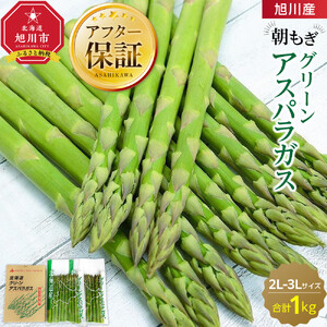 旭川産朝もぎ！グリーンアスパラガス2L～3Lサイズ1.0kg(2026年5月中旬発送開始予定) | アスパラ 北海道_01940