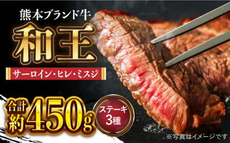 和王 厳選 ステーキ 盛り合わせ【マイライフホールディングス 株式会社 】ステーキ用 サーロイン ヒレ ミスジ[ZCF009]