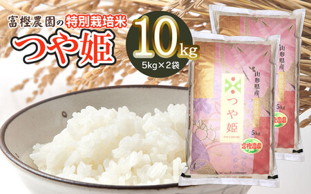 【令和8年産先行予約】 富樫農園の特別栽培米つや姫 精米10kg(5kg×2袋)　山形県鶴岡市産　K-884